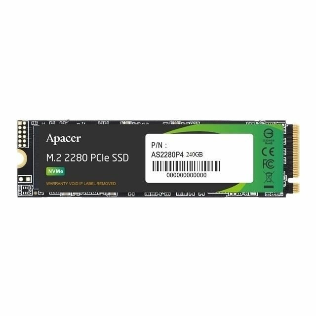 ssd pcie m.2 240gb as2280p4 apacer ap240gas2280p4-1 - 1 | YEO