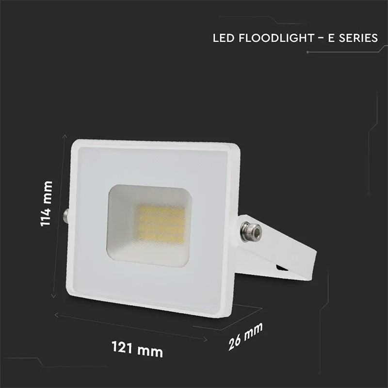 reflector led smd 20w 3000k ip65 - alb - 5 | YEO