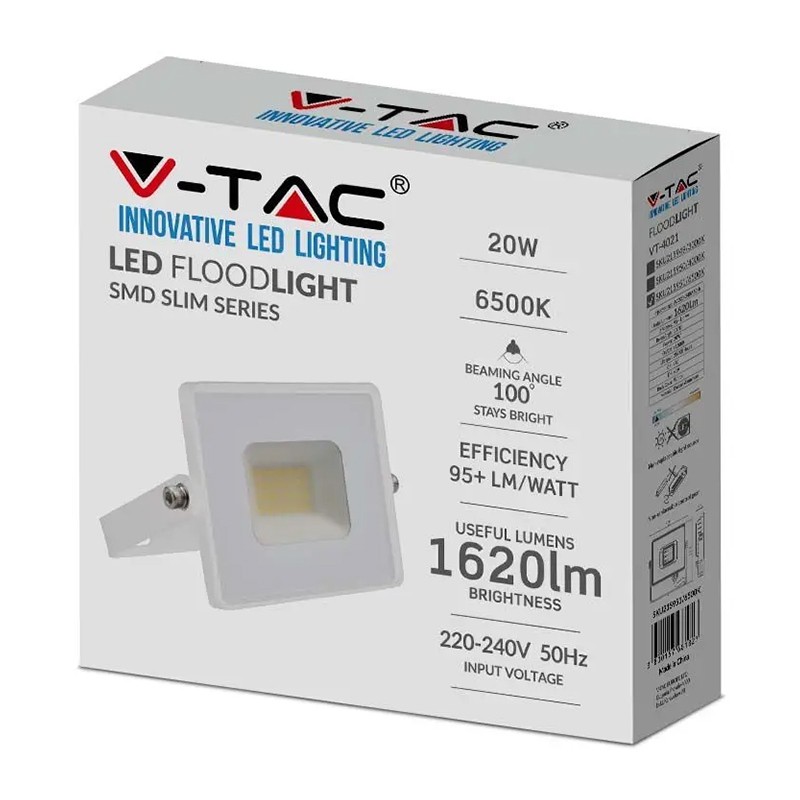 reflector led smd 20w 6500k ip65 - alb - 4 | YEO