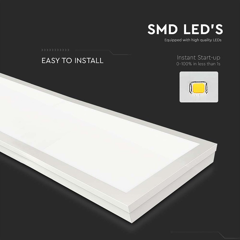 panou led aplicabil 36w 120 x 30cm 6500k alb rece - 5 | YEO