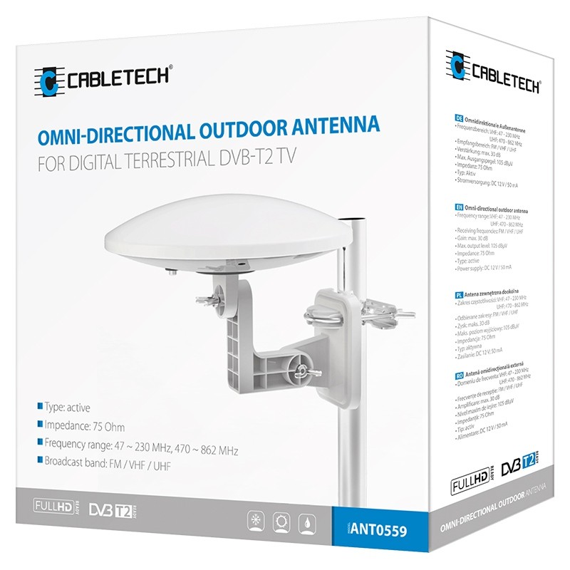 antena dvb-t externa cabletech - 4 | YEO