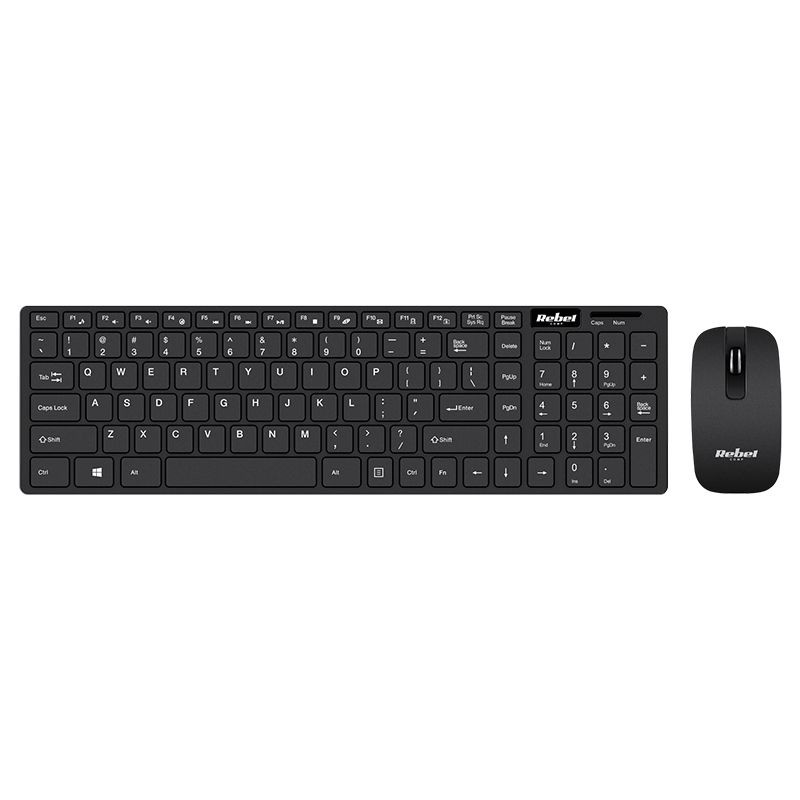 kit tastatura si mouse wireless ws300 rebel - 1 | YEO