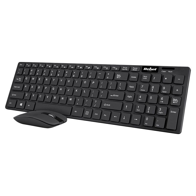 kit tastatura si mouse wireless ws300 rebel - 3 | YEO