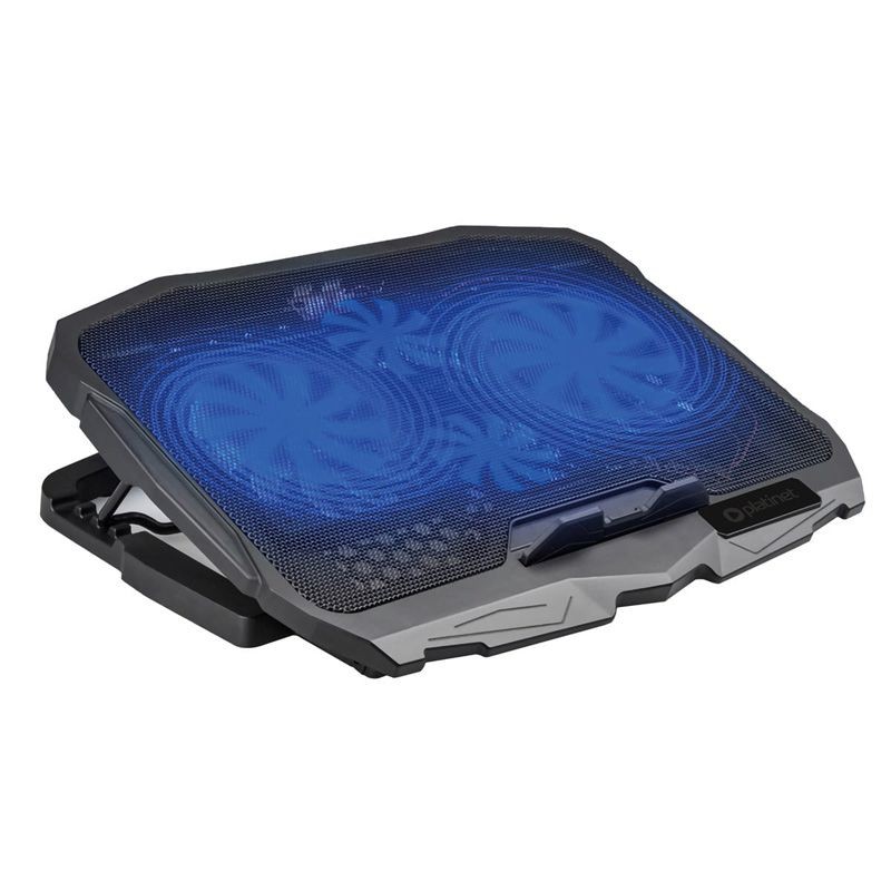 cooling pad laptop 4 fans 2 usb platinet - 1 | YEO