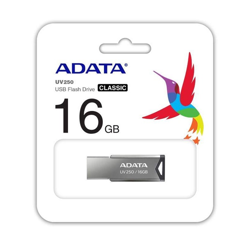 flash drive usb 2.0 16gb uv250 metal adata - 2 | YEO