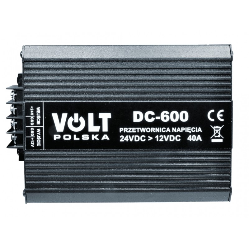 Convertor 40A auto coborator tensiune 24V la 12V , Volt Polska, DC-600 - 2 | YEO