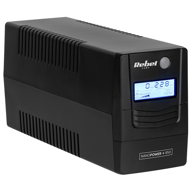 ups offline nanopower plus 850 (850va/480w) rebel - 1 | YEO