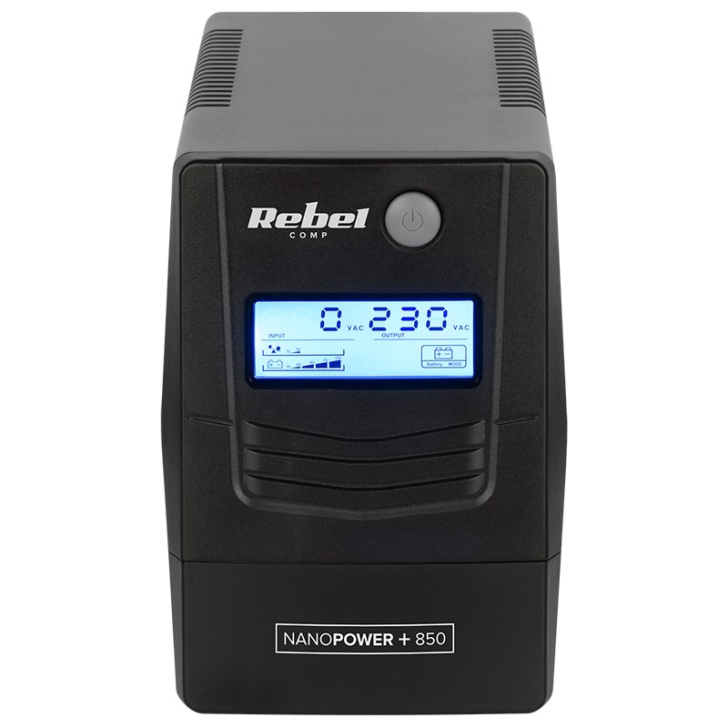 ups offline nanopower plus 850 (850va/480w) rebel - 4 | YEO