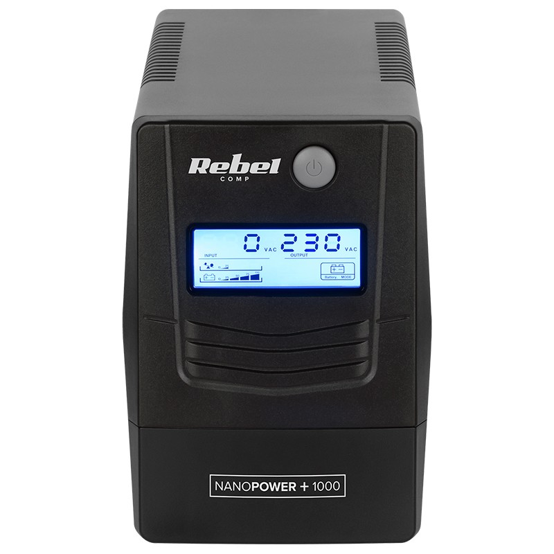 ups offline nanopower plus 1000 (1000va/600w) rebel - 4 | YEO