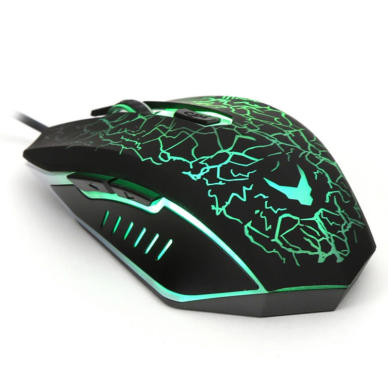 mouse gaming 2400 dpi led varr - 1 | YEO