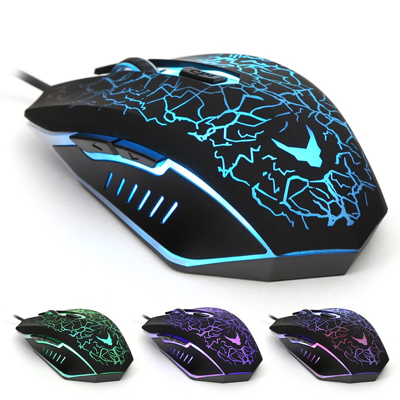 mouse gaming 2400 dpi led varr - 2 | YEO