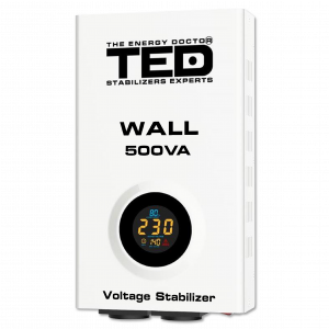 Stabilizator tensiune 500VA 300W AVR WALL, TED