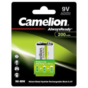 Camelion Acumulator 9V 200mAh Preincarcat Ni-MH 6LR61 6LF22