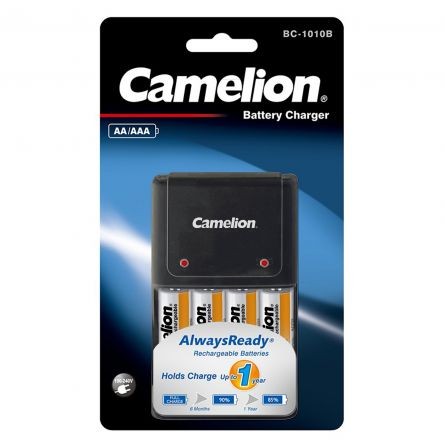 Incarcator Camelion Acumulatori Ni-Mh Ni-Cd Include 4 x AA R6 2500mAh BC-1010B