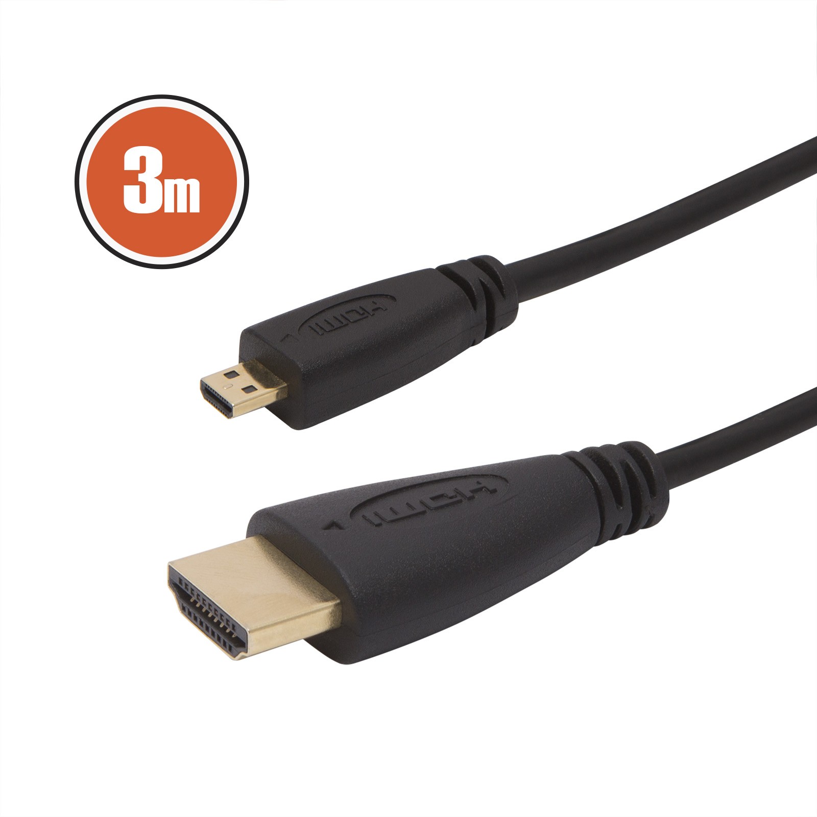 cablu micro hdmi • 3 mcu conectoare placate cu aur