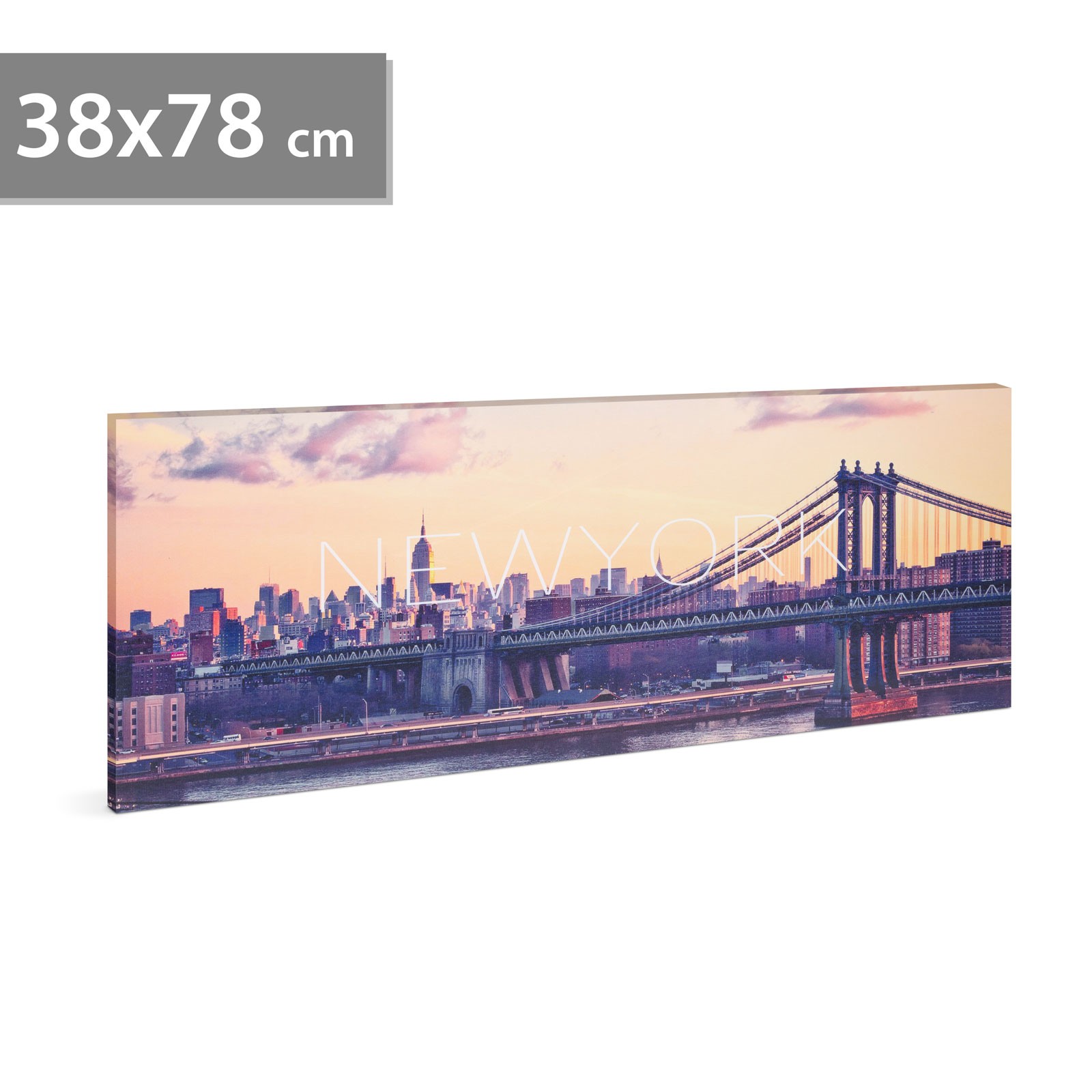 tablou decorativ cu led - ,,new york