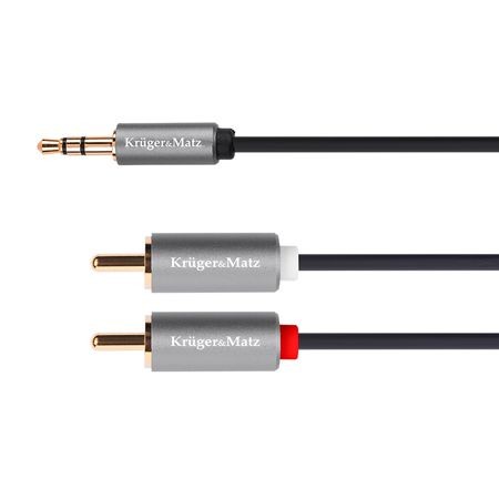 cablu jack 3.5 - 2rca 10m basic k&m