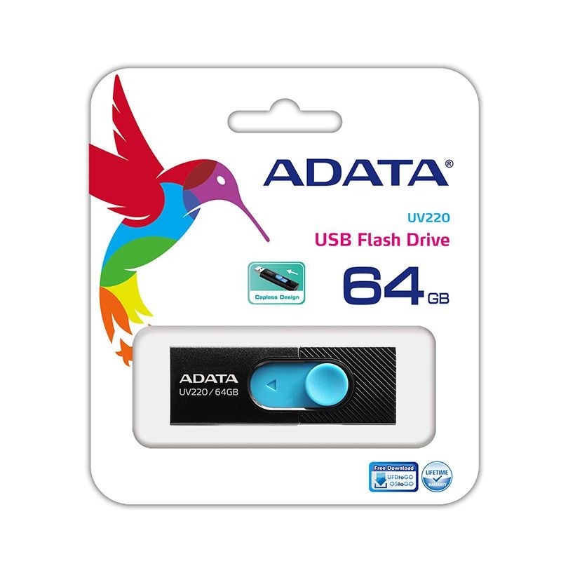 flash drive usb 2.0 64gb uv220 adata - 1 | YEO