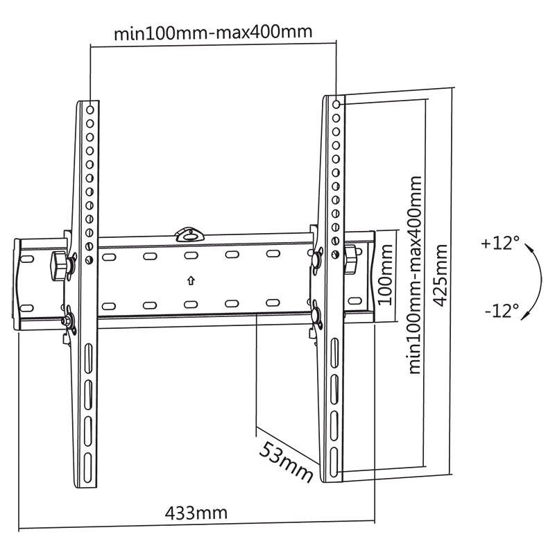 suport universal led tv 32-55 inch - 6 | YEO