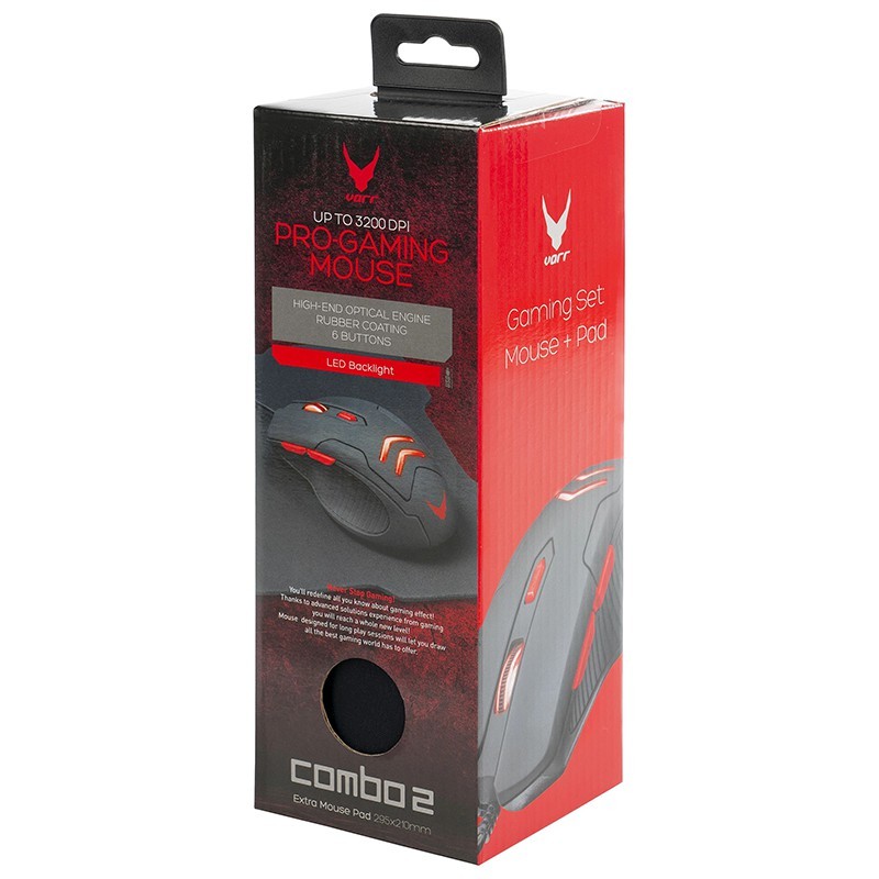 set mouse gaming 3200dpi + mousepad - 5 | YEO