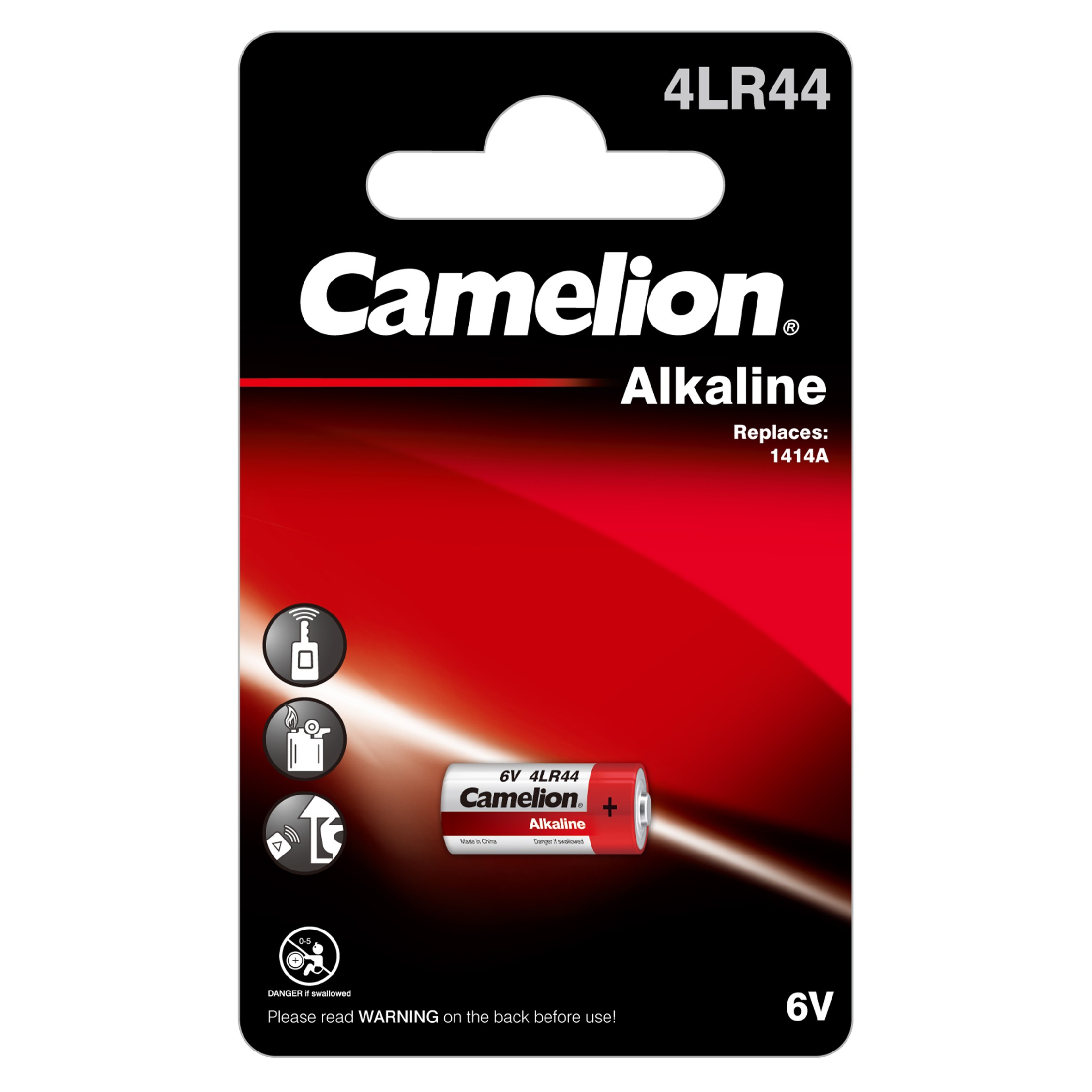 baterie alcalina 4lr44 476a 1.5v camelion blister 1