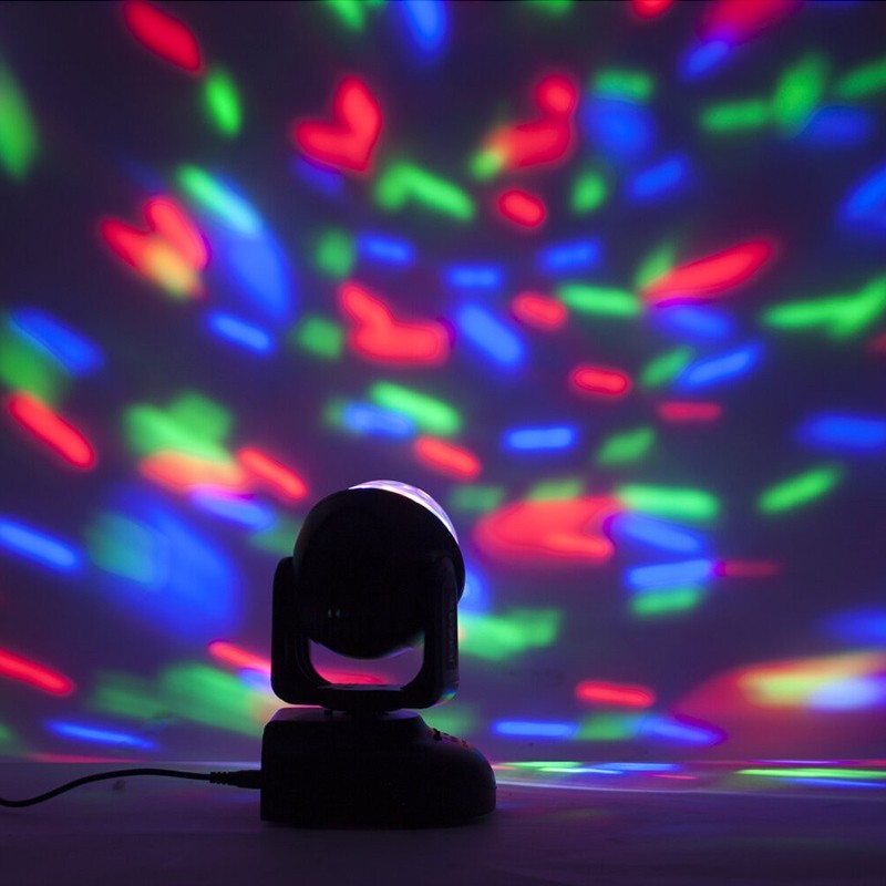 mini moving head efect astro rgb 20w cu telecomanda - 4 | YEO