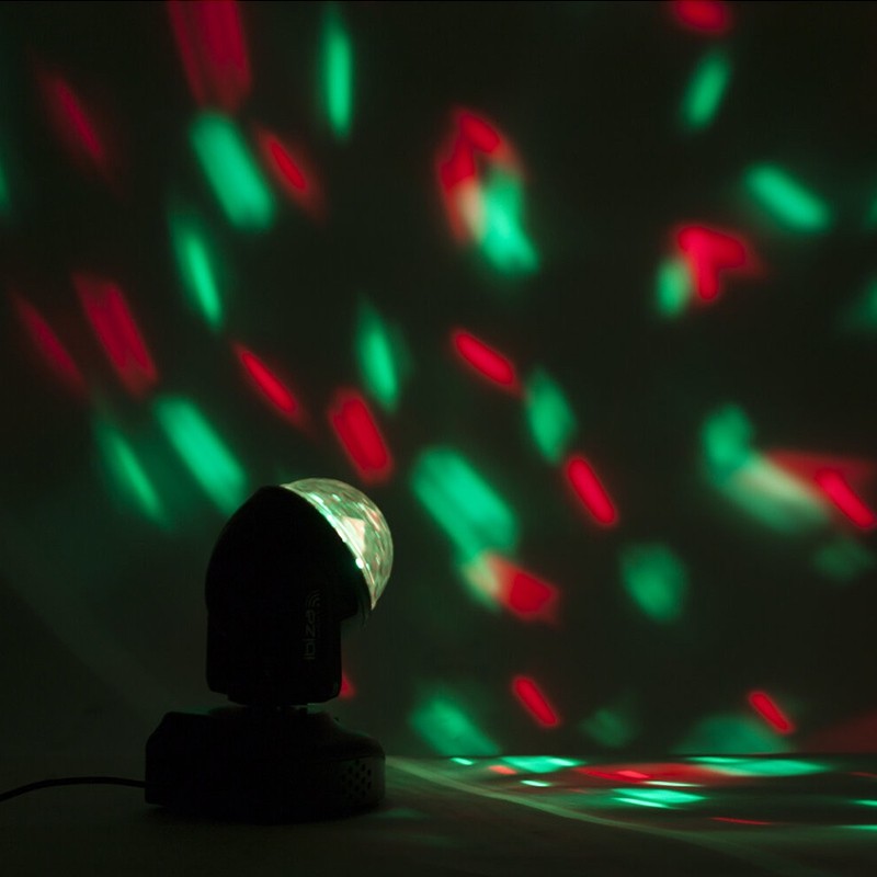 mini moving head efect astro rgb 20w cu telecomanda