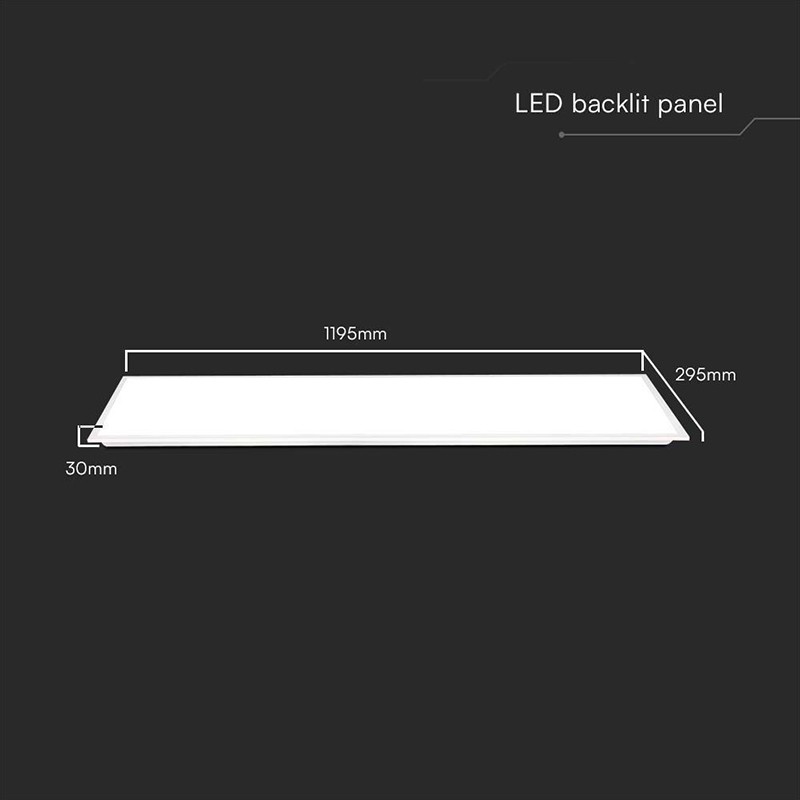 panou led 40w 120cm x 30cm 6500k alb rece - 2 | YEO