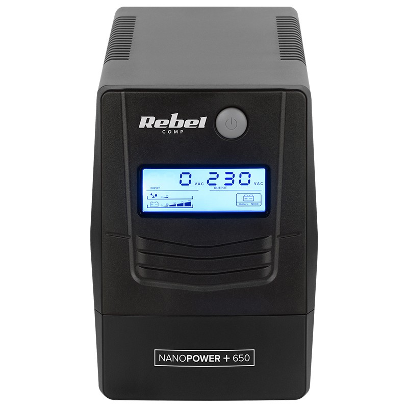 ups offline nanopower plus 650 (650va/360w) rebel - 4 | YEO