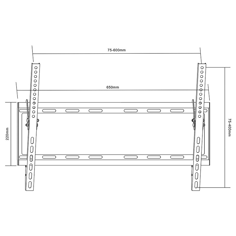 suport universal led tv 37-70 cu inclinare - 5 | YEO