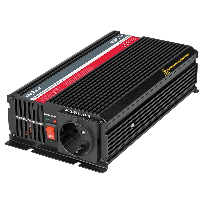 invertor 12v 230v 1000w rebel - 1 | YEO