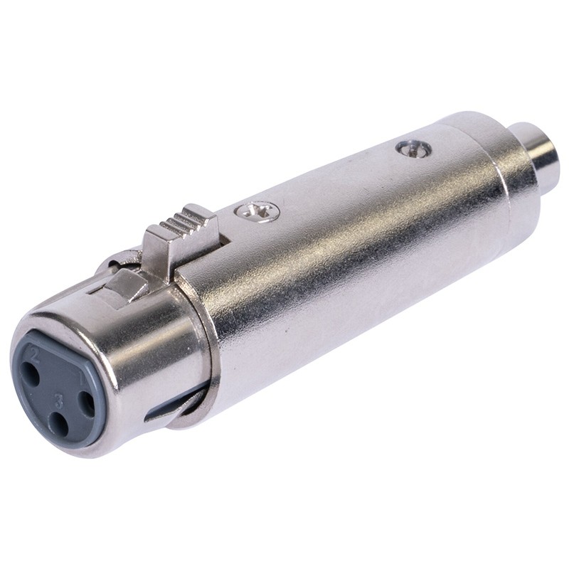 adaptor xlr mama - rca mama metal - 1 | YEO