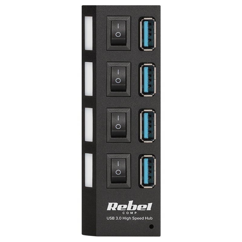 hub usb 3.0 4 porturi rebel - 2 | YEO