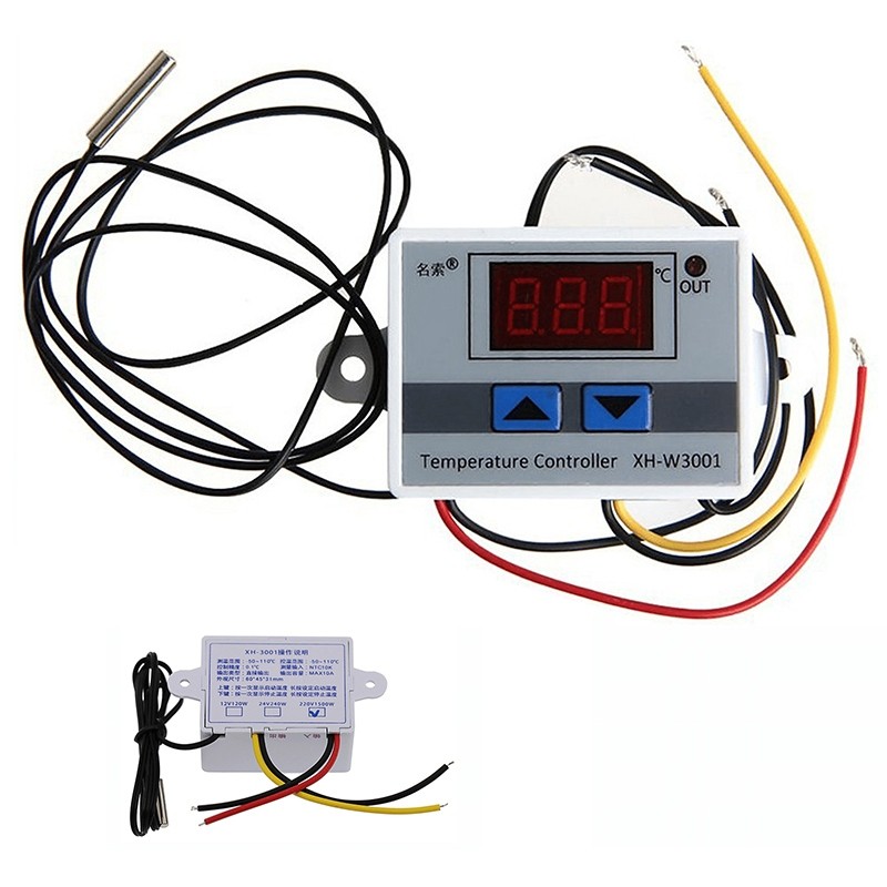 termostat lcd temperatura xh-w3001 230v - 2 | YEO