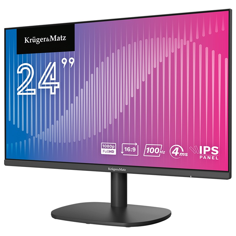 monitor ips e-led 100hz 4ms 24 inch kruger&matz - 2 | YEO