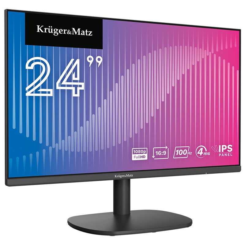 monitor ips e-led 100hz 4ms 24 inch kruger&matz - 3 | YEO