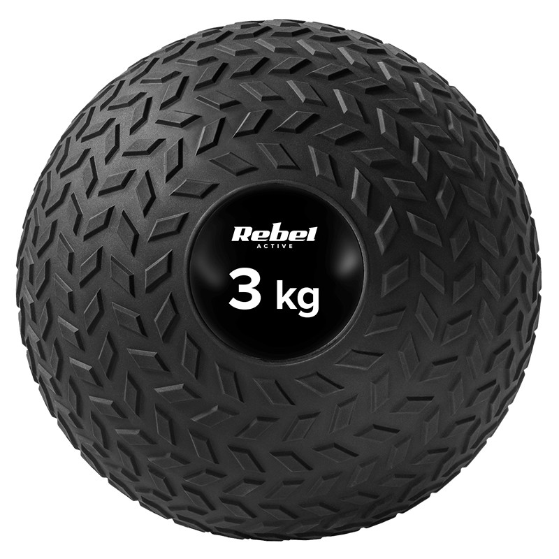 minge medicinala mica slam ball 23 cm 3 kg rebel active - 2 | YEO