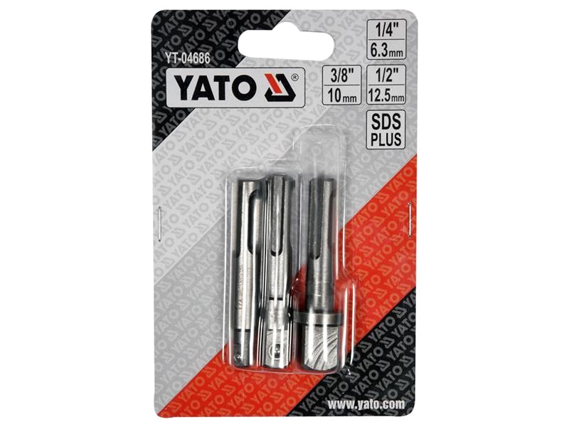 Kit adaptor SDS + 1/4', 3/8', 1/2'YATO YT 04686