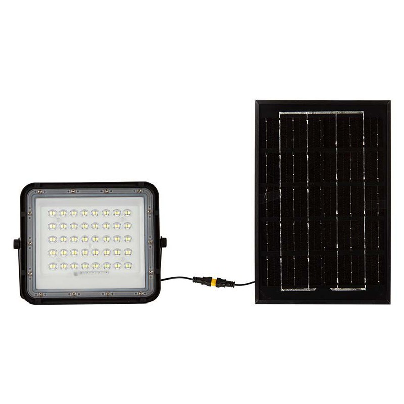 reflector cu incarcare solara 6w 400lm 6400k - negru - 1 | YEO