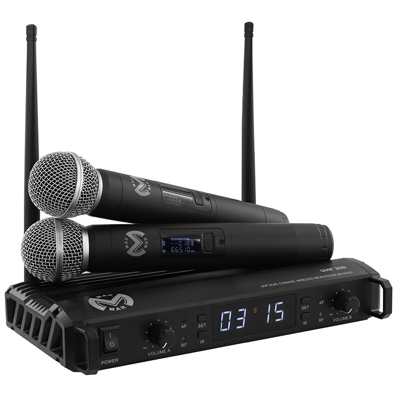 statie 2 microfoane uhf wireless - 1 | YEO