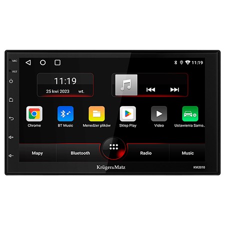 radio player 2 din carplay/android auto kruger&matz