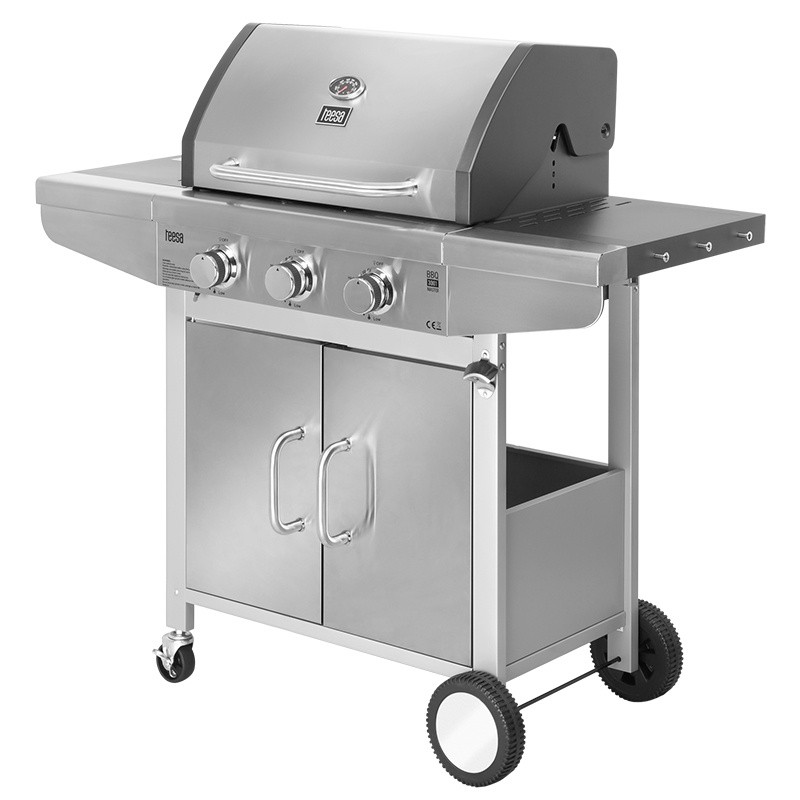 grill gaz 3 arzatoare bbq 3001 master grill teesa - 1 | YEO