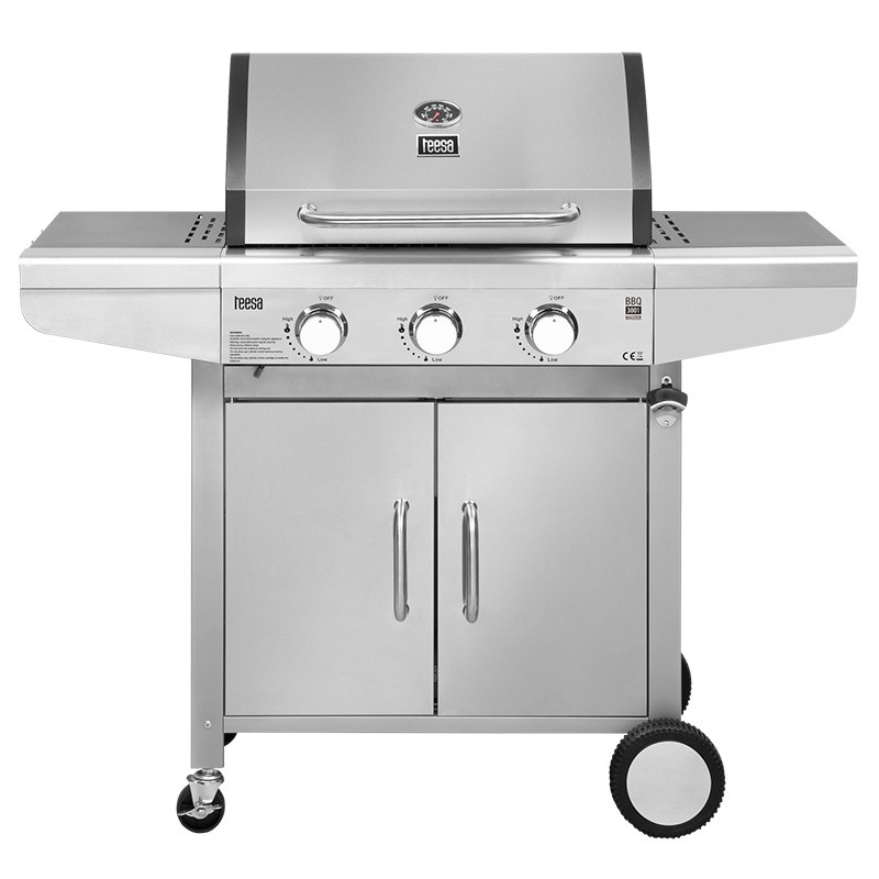 grill gaz 3 arzatoare bbq 3001 master grill teesa - 3 | YEO