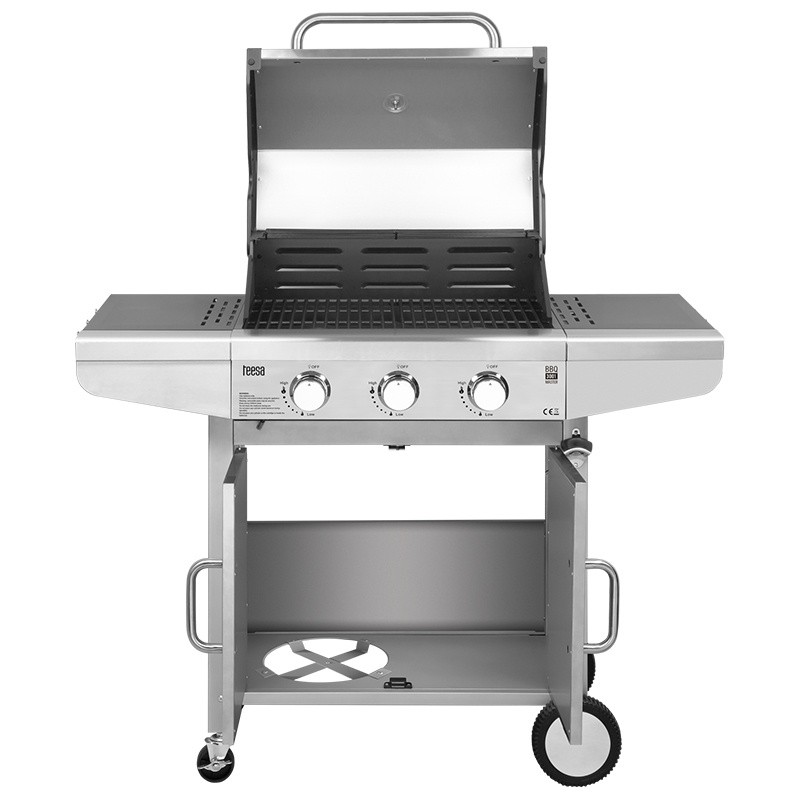 grill gaz 3 arzatoare bbq 3001 master grill teesa - 4 | YEO