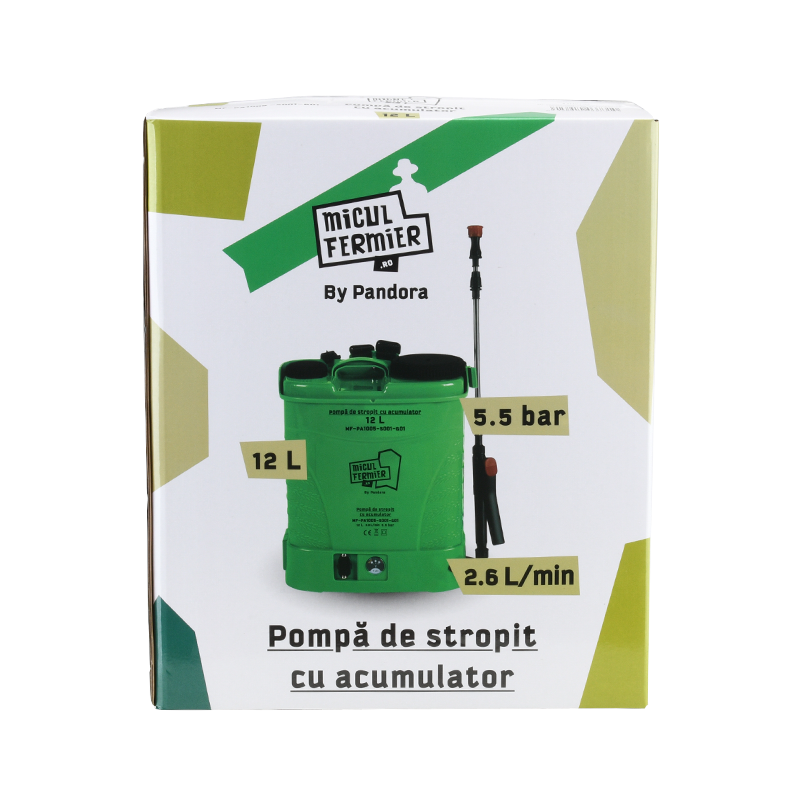 pompa de stropit mf pandora 12l cu acumulator - 4 | YEO