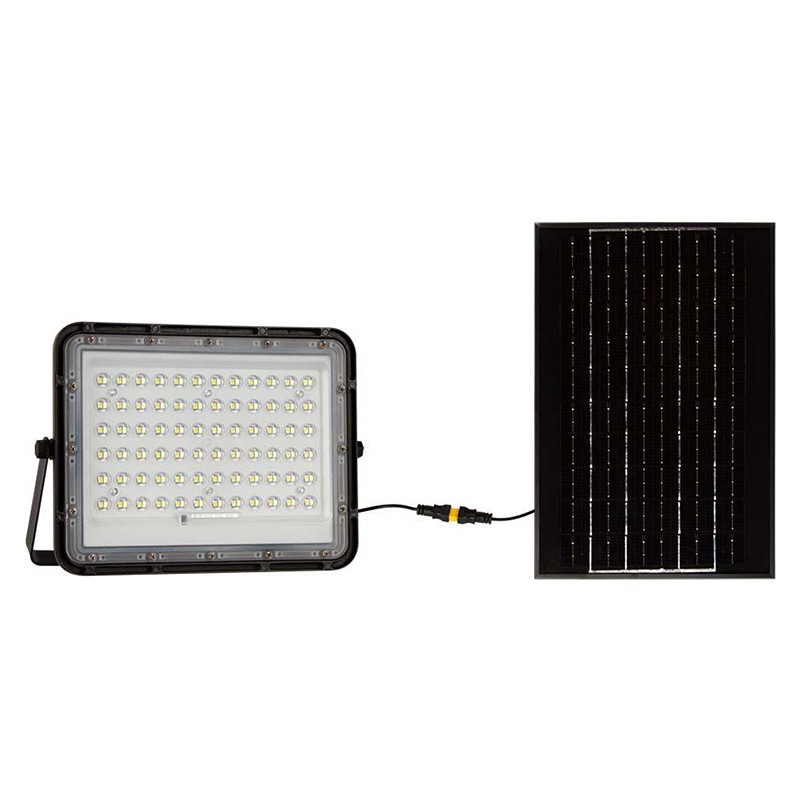 reflector cu incarcare solara 15w 1200lm 6400k - negru - 1 | YEO