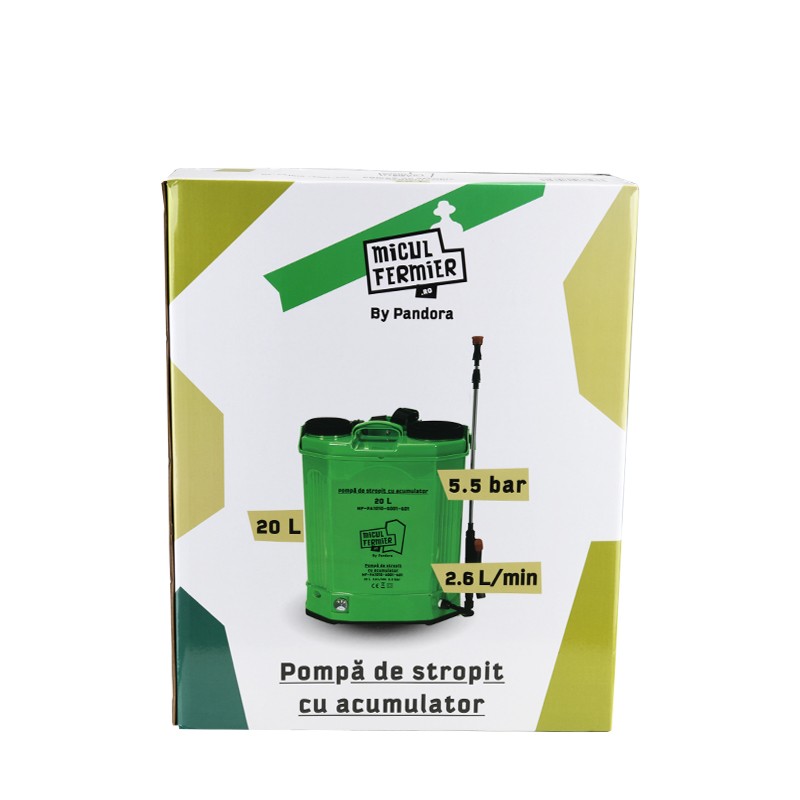 pompa de stropit mf pandora 20l cu acumulator - 1 | YEO