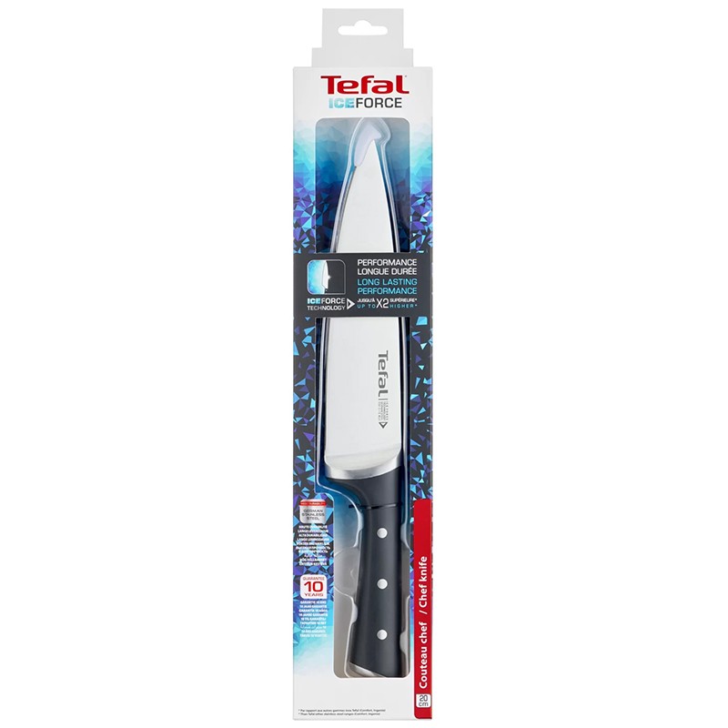 cutit chef 20 cm otel inoxidabil ice force tefal - 3 | YEO