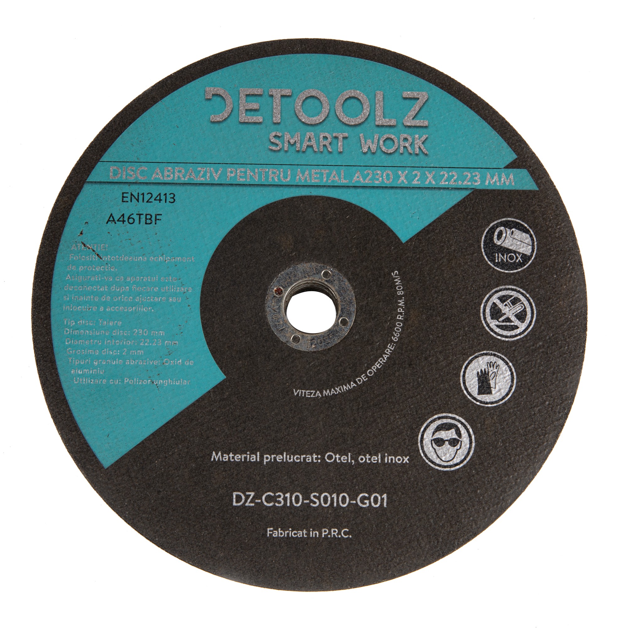 set disc abraziv pentru metal 230 mm (10/set) - 1 | YEO