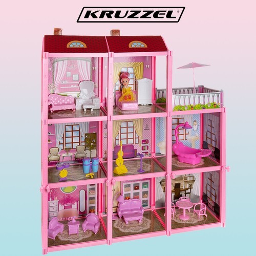 casa de papusi kruzzel 65 cm - 4 | YEO